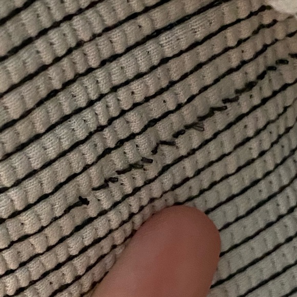 LC Lauren Conrad Bell 3/4 Sleeve Keyhole Back Top - Picture 8 of 9